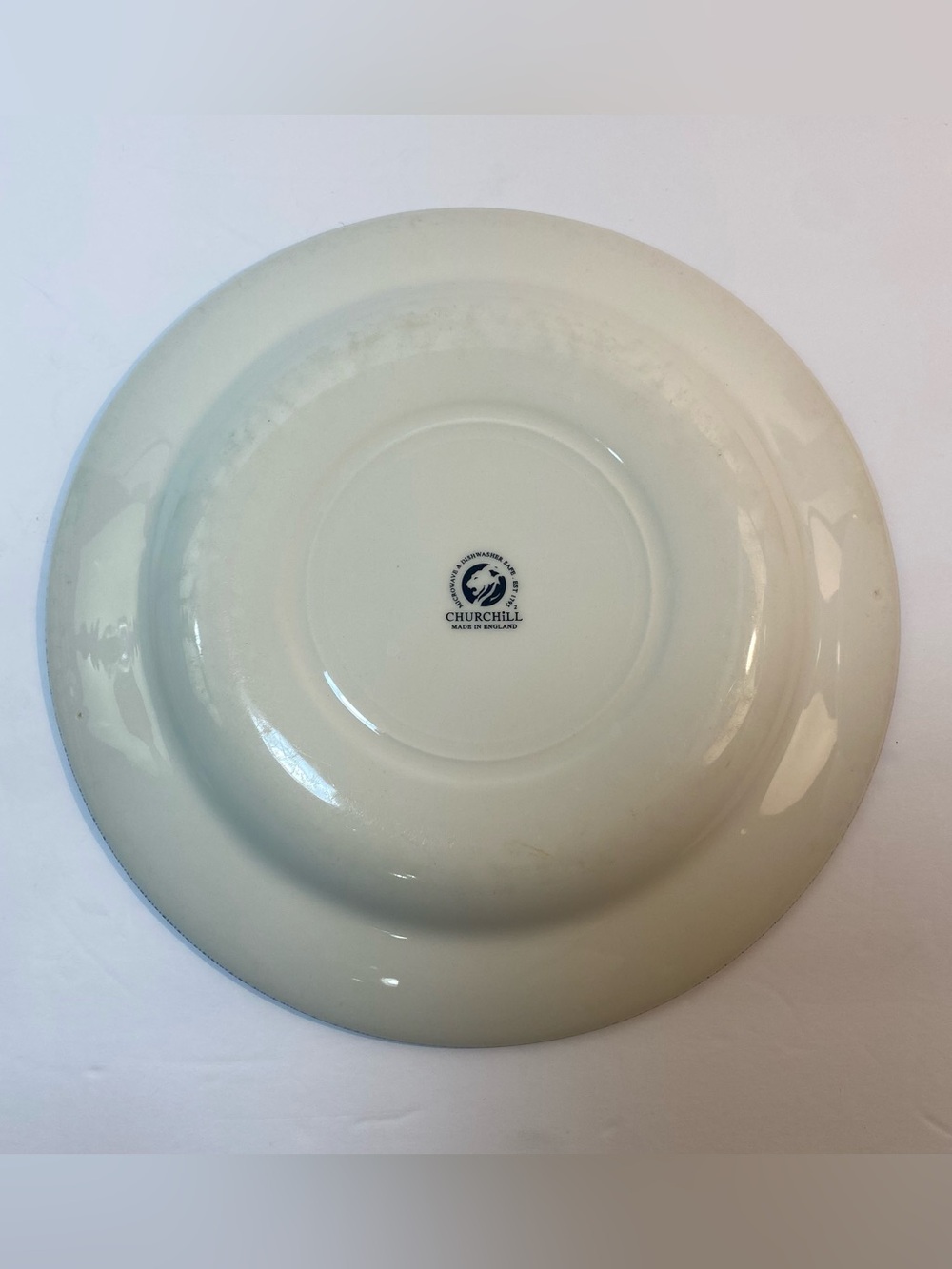 Vintage Churchill Blue Willow Set of 4 Dinner Plates 10.25” Made in England - Picture 5 of 7